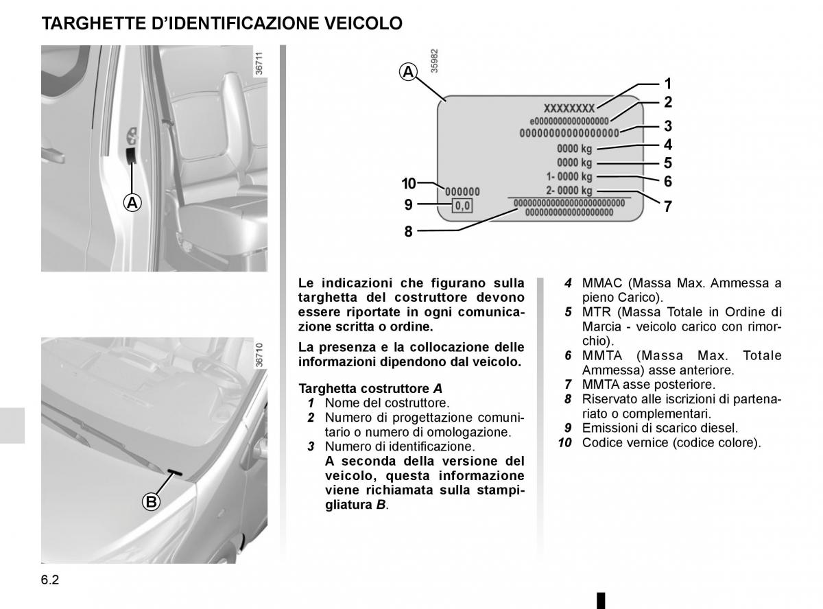 Renault Trafic III 3 manuale del proprietario / page 264