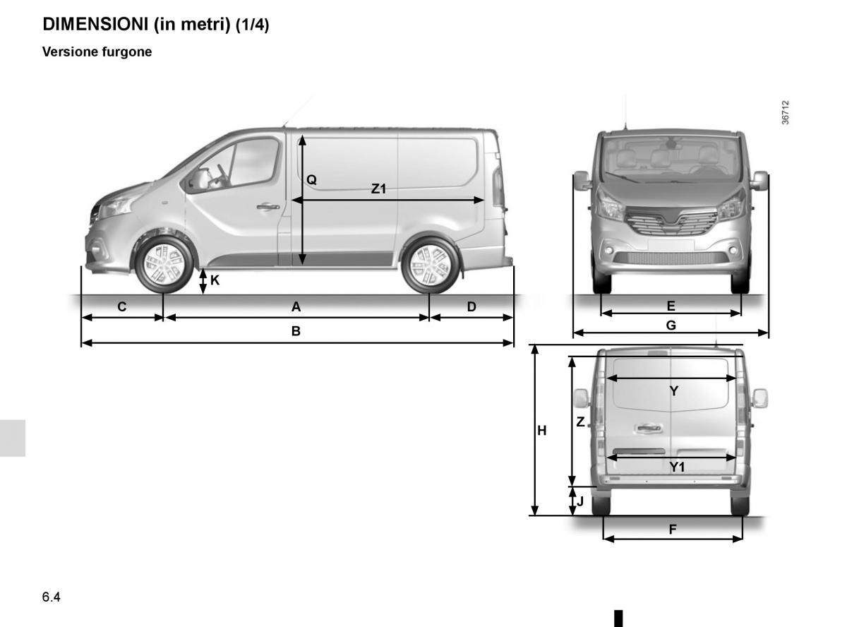 Renault Trafic III 3 manuale del proprietario / page 266