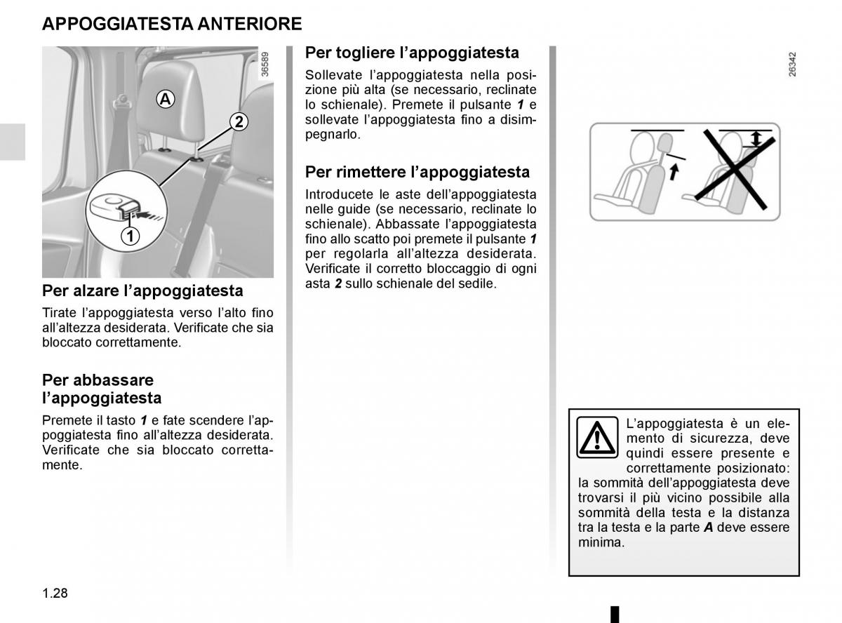 Renault Trafic III 3 manuale del proprietario / page 34