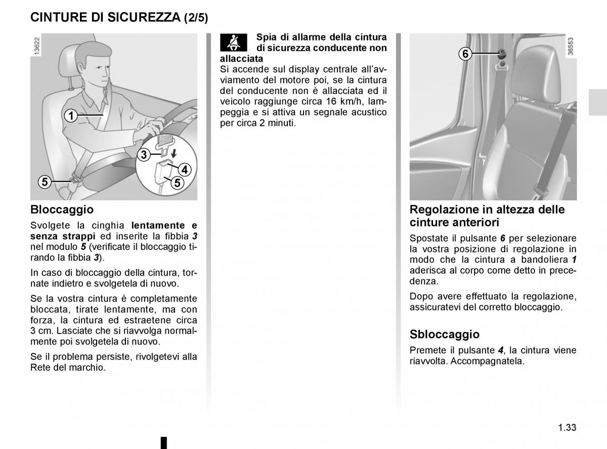 Renault Trafic III 3 manuale del proprietario / page 39