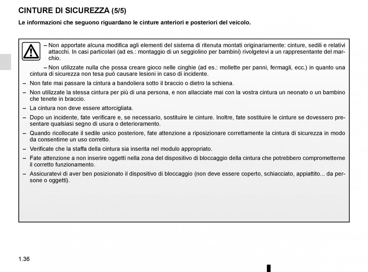 Renault Trafic III 3 manuale del proprietario / page 42