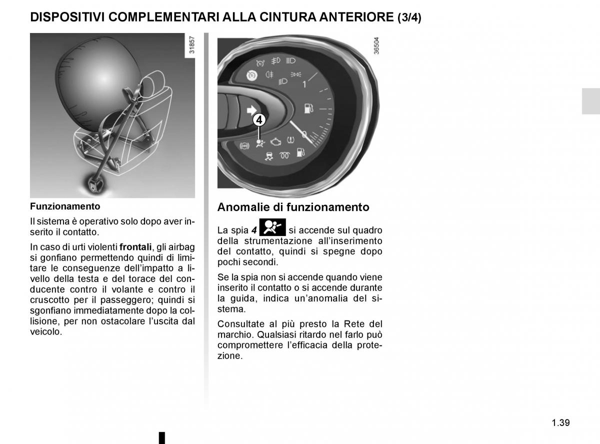 Renault Trafic III 3 manuale del proprietario / page 45