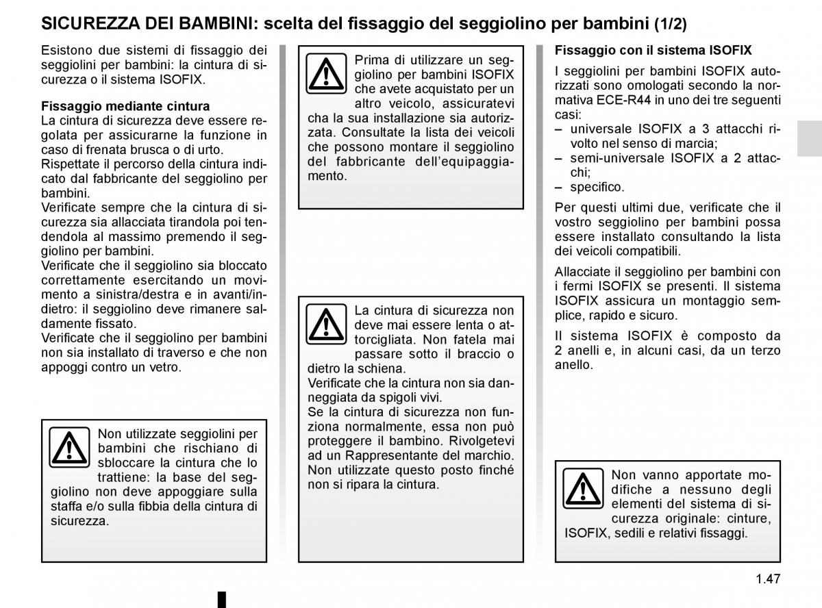 Renault Trafic III 3 manuale del proprietario / page 53