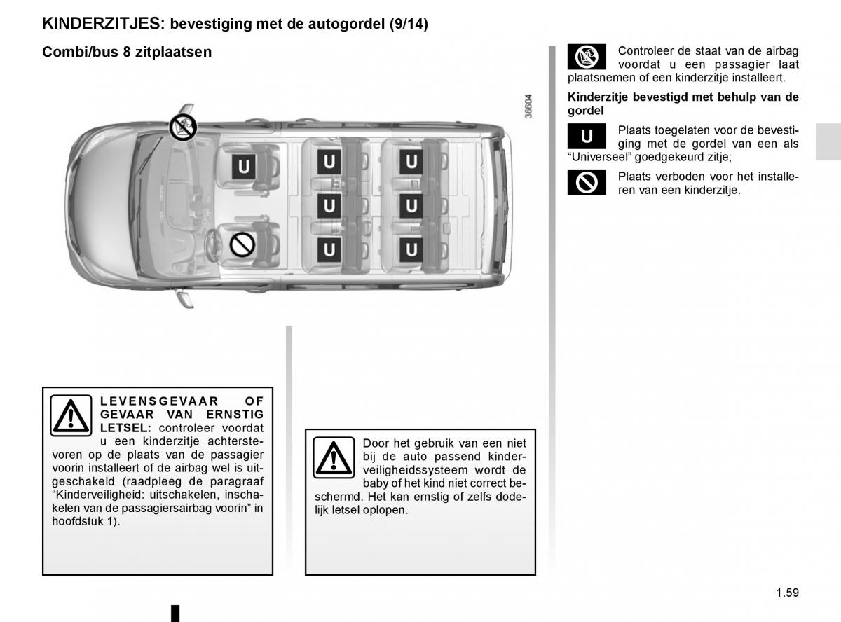 Renault Trafic III 3 handleiding / page 65