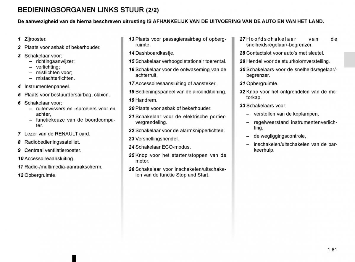 Renault Trafic III 3 handleiding / page 87