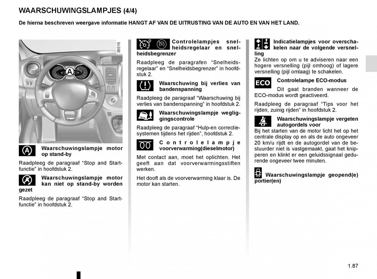 Renault Trafic III 3 handleiding / page 93