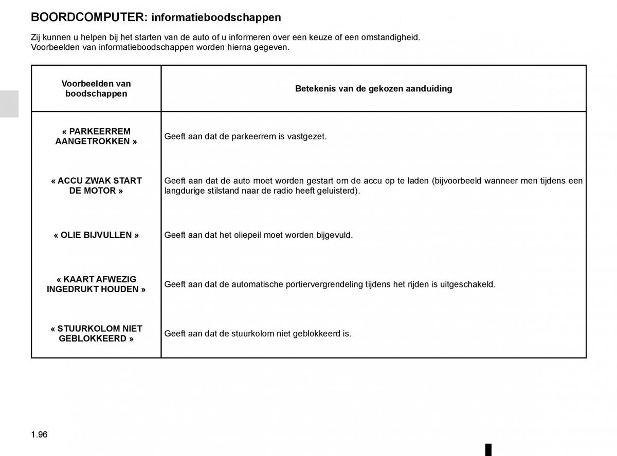 Renault Trafic III 3 handleiding / page 102