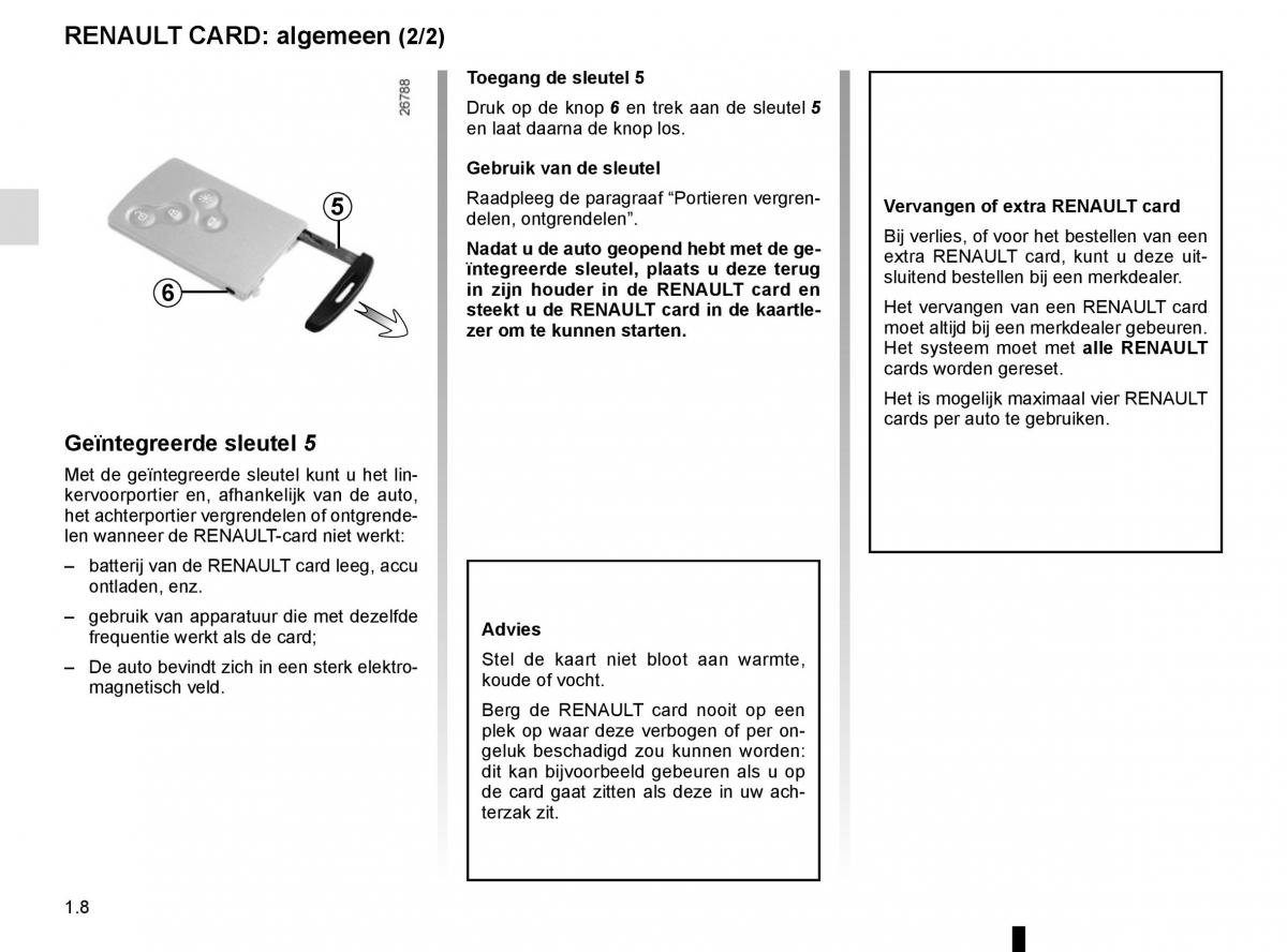 Renault Trafic III 3 handleiding / page 14