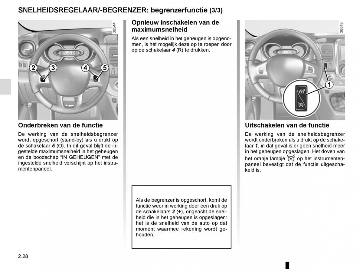 Renault Trafic III 3 handleiding / page 152