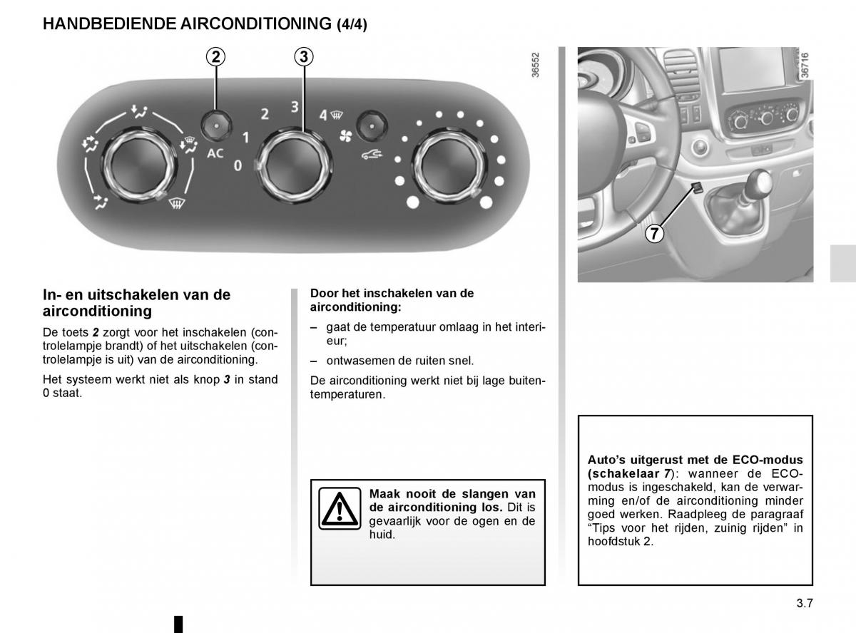 Renault Trafic III 3 handleiding / page 169