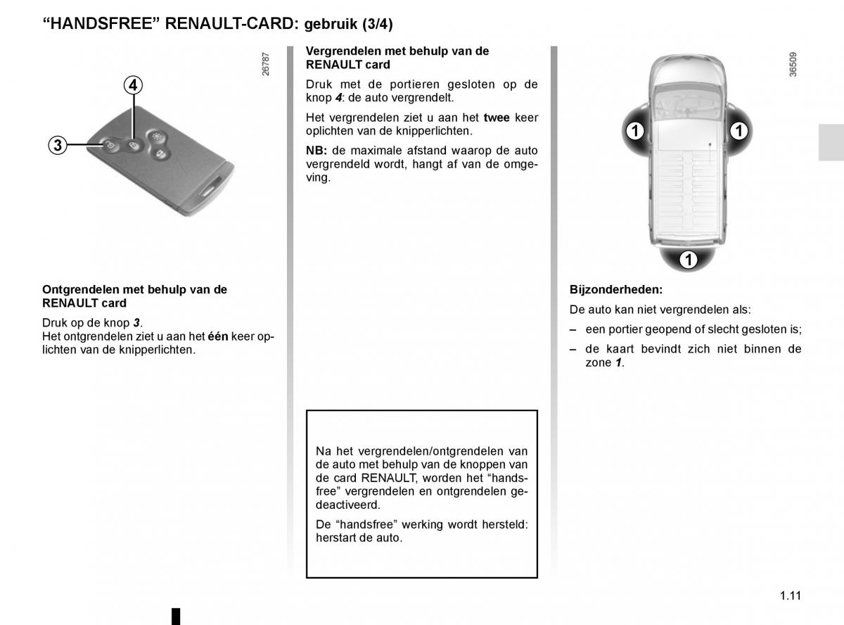 Renault Trafic III 3 handleiding / page 17