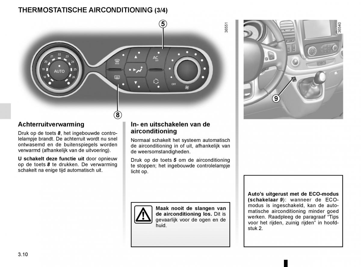 Renault Trafic III 3 handleiding / page 172