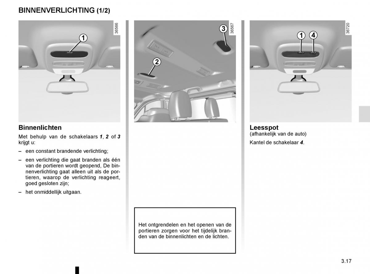 Renault Trafic III 3 handleiding / page 179