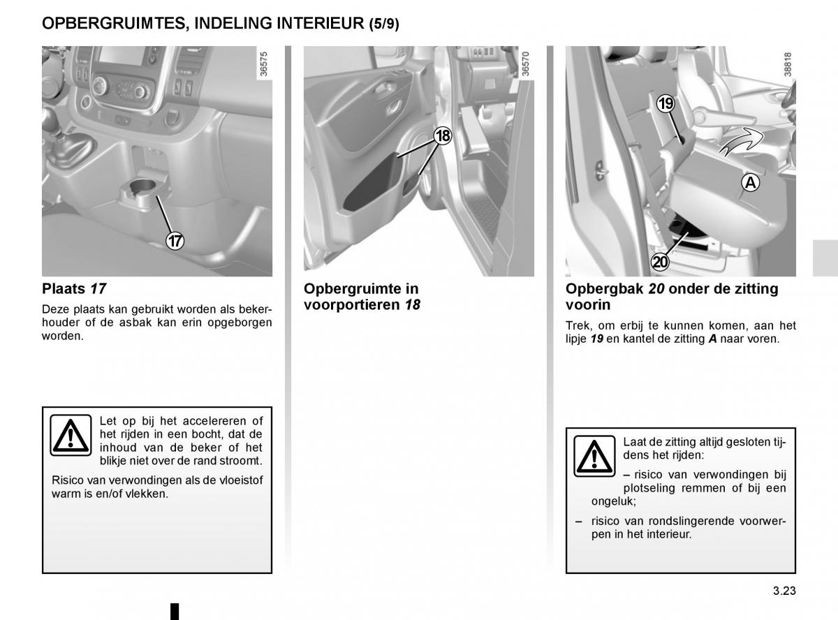 Renault Trafic III 3 handleiding / page 185