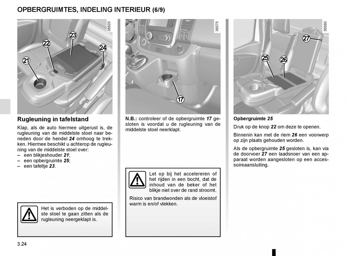 Renault Trafic III 3 handleiding / page 186