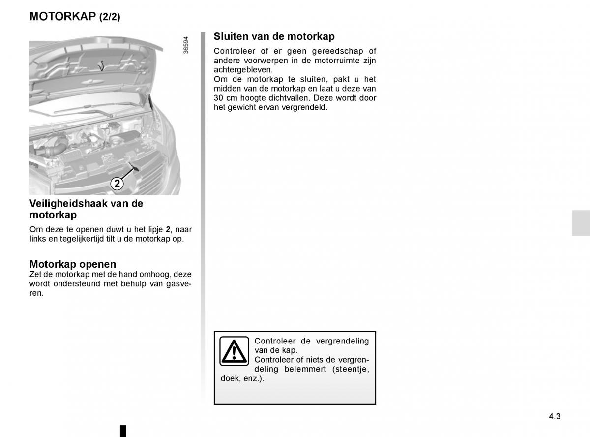 Renault Trafic III 3 handleiding / page 207