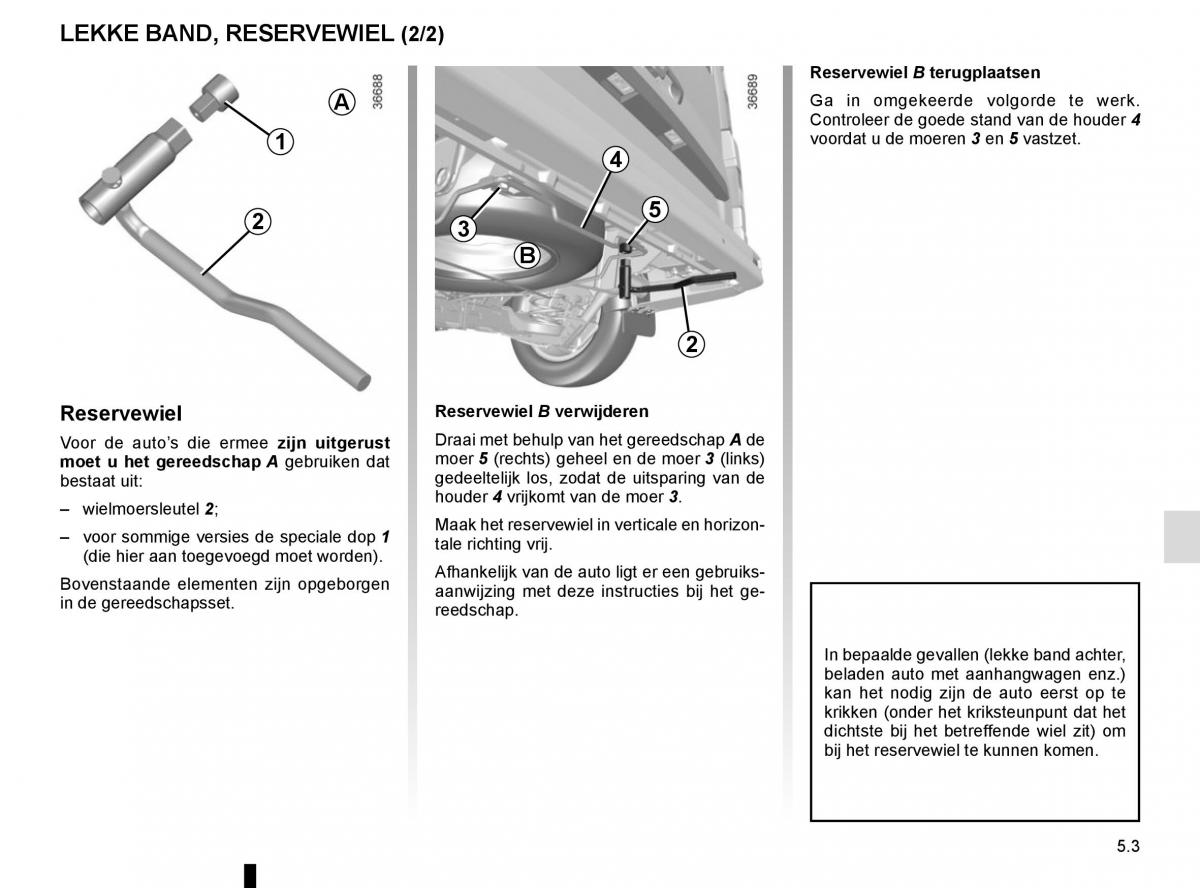 Renault Trafic III 3 handleiding / page 223