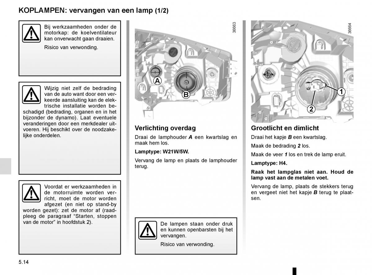 Renault Trafic III 3 handleiding / page 234