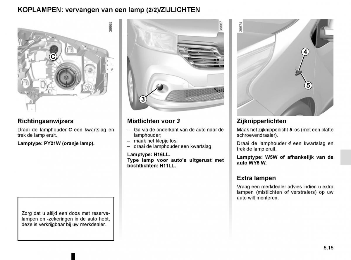 Renault Trafic III 3 handleiding / page 235