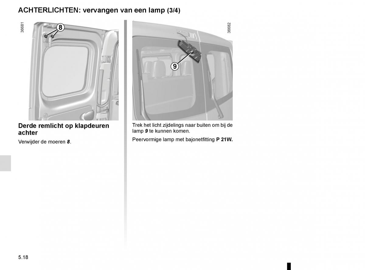 Renault Trafic III 3 handleiding / page 238