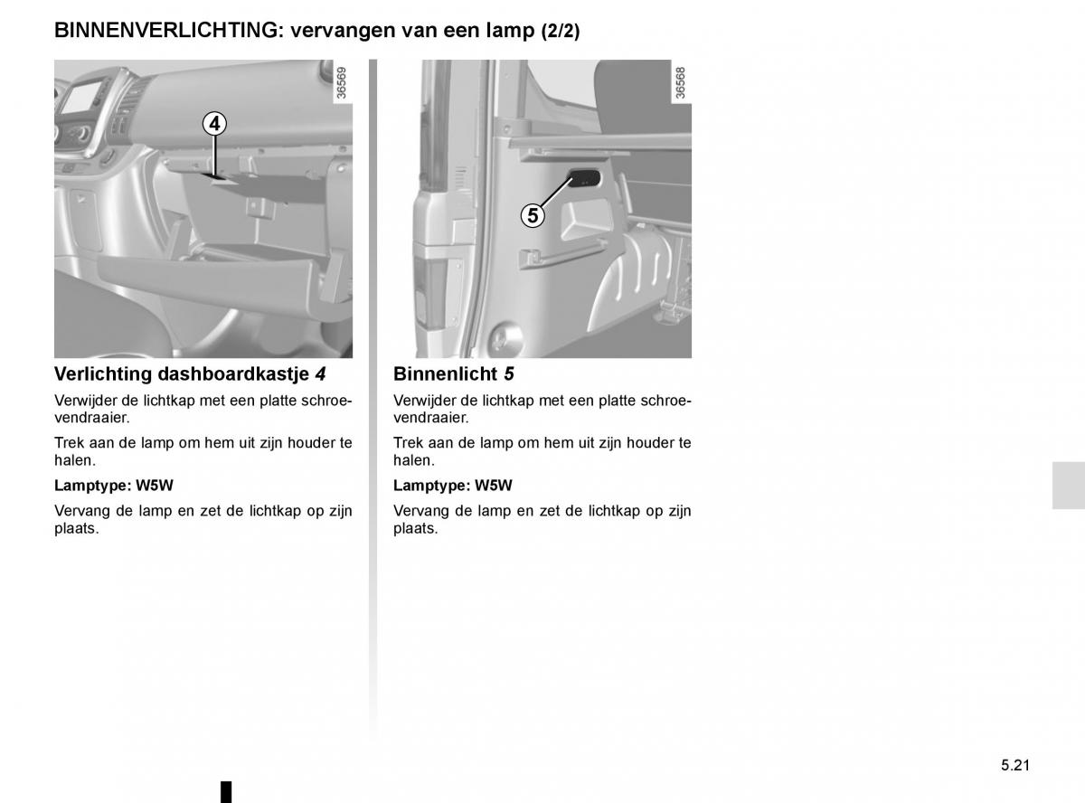 Renault Trafic III 3 handleiding / page 241