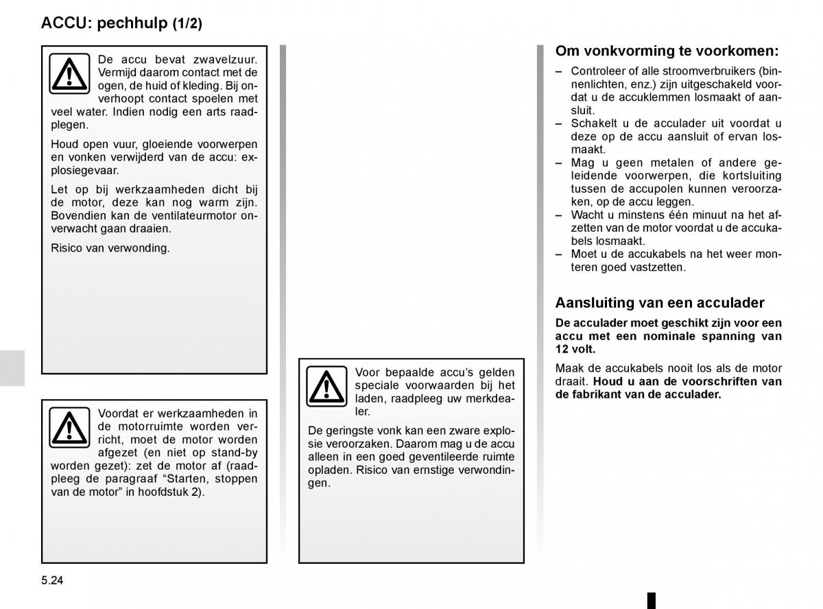 Renault Trafic III 3 handleiding / page 244