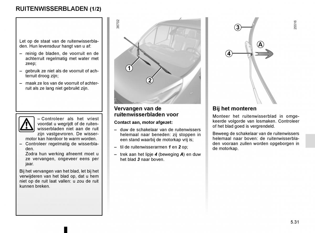 Renault Trafic III 3 handleiding / page 251