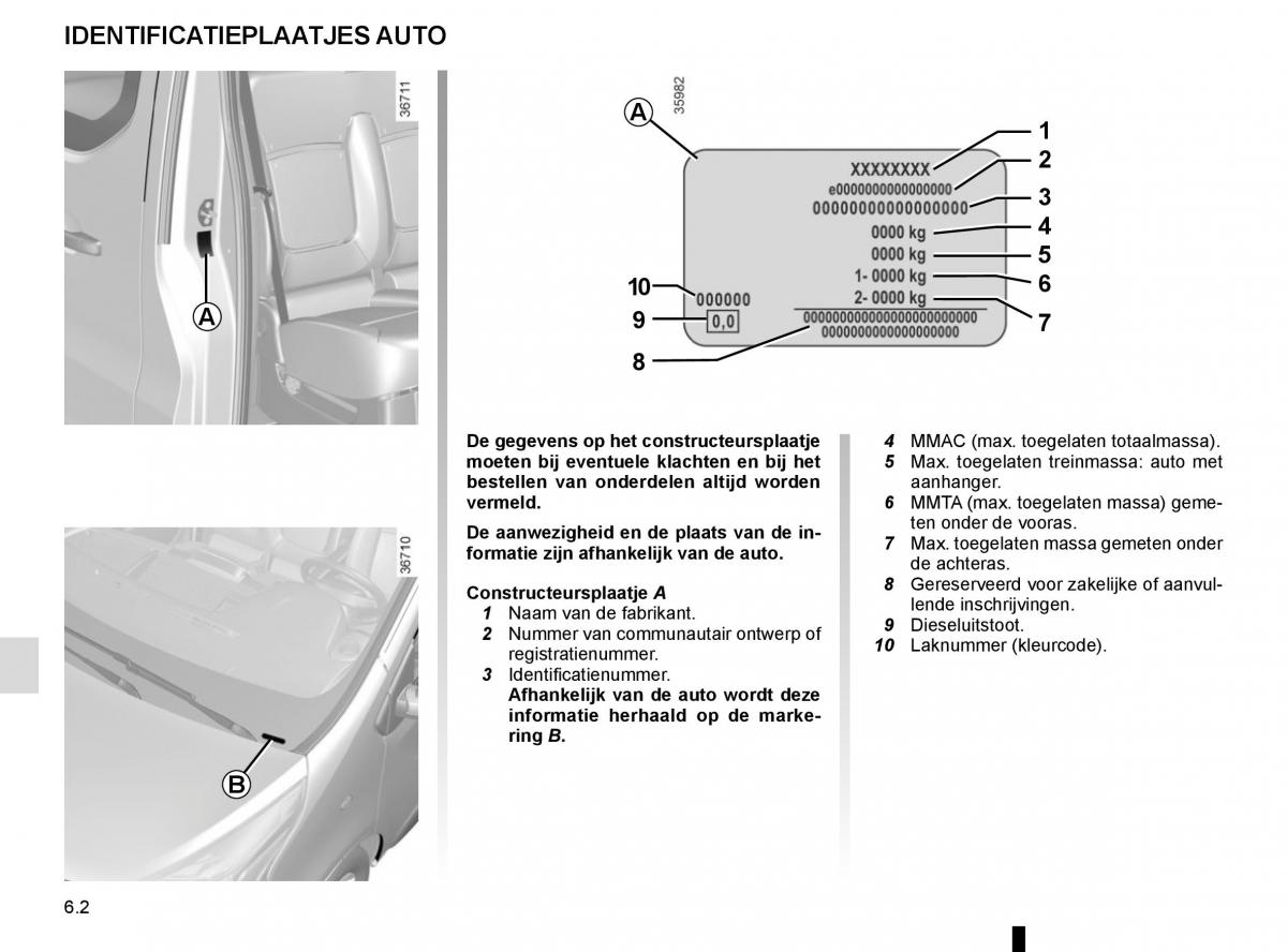 Renault Trafic III 3 handleiding / page 264