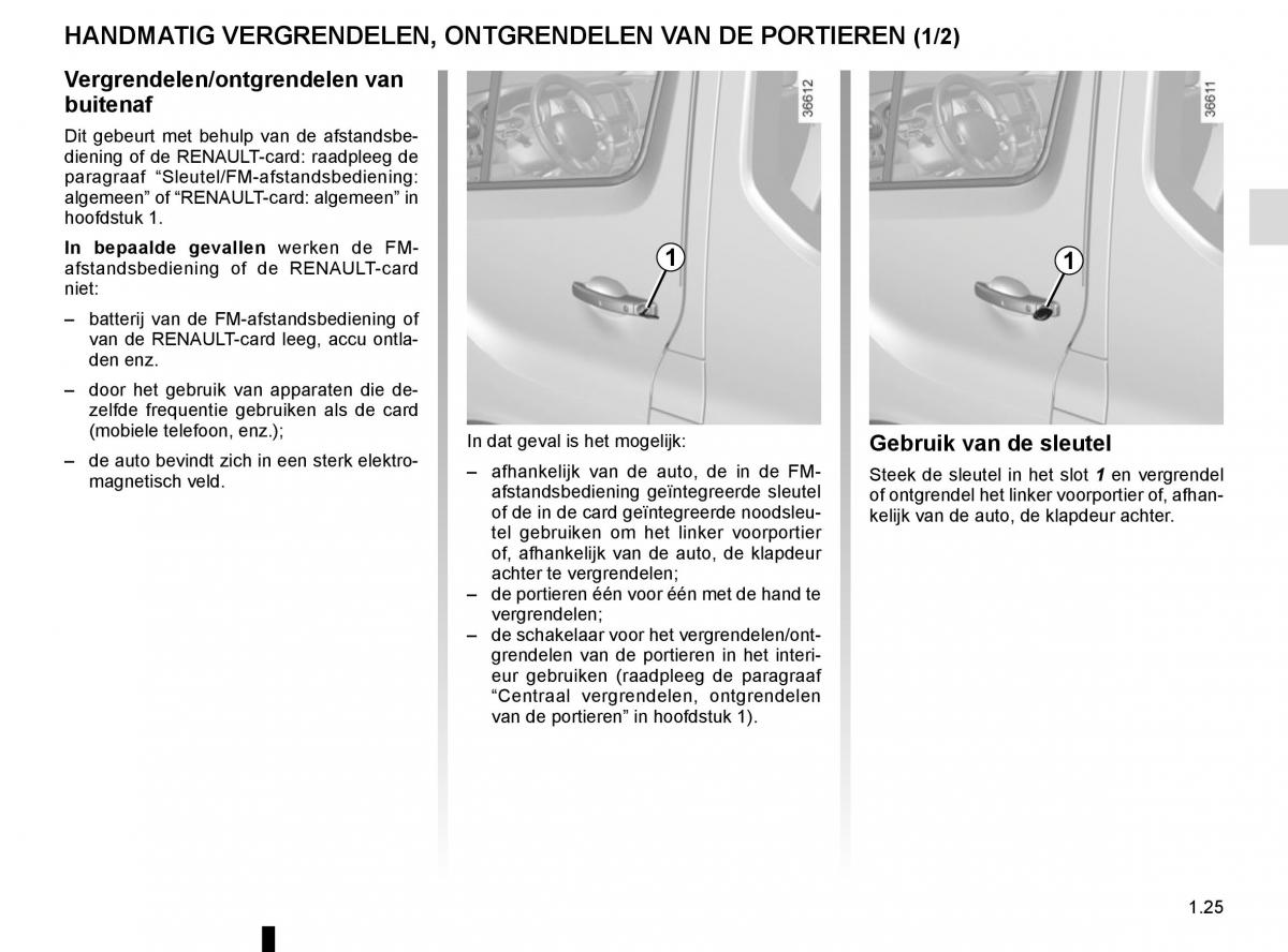 Renault Trafic III 3 handleiding / page 31