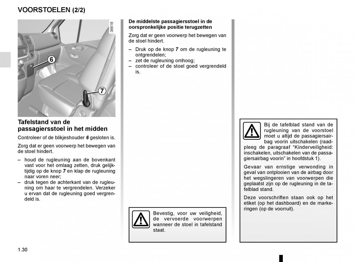 Renault Trafic III 3 handleiding / page 36