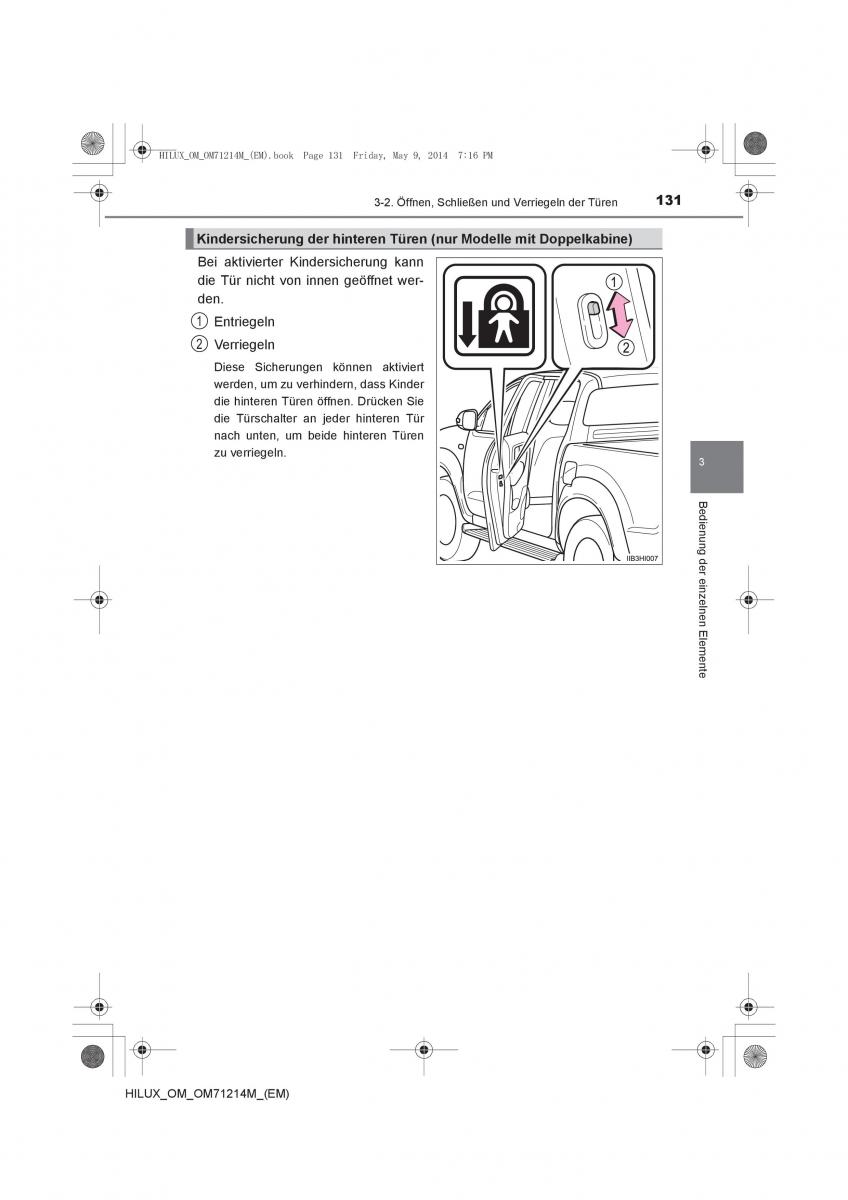 Toyota Hilux VII 7 Handbuch / page 131