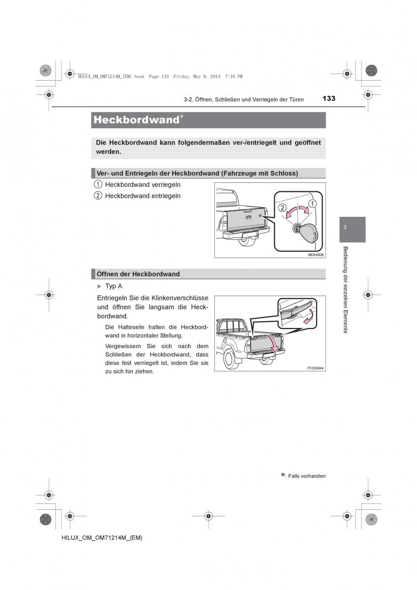 Toyota Hilux VII 7 Handbuch / page 133