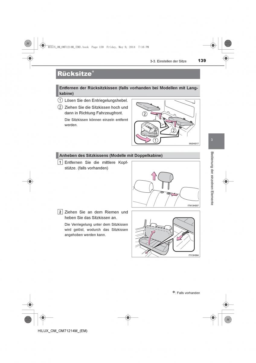 Toyota Hilux VII 7 Handbuch / page 139