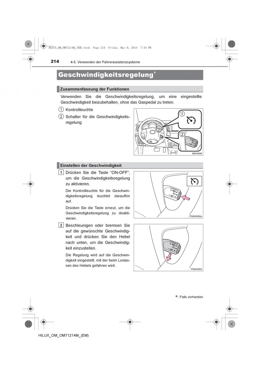 Toyota Hilux VII 7 Handbuch / page 214