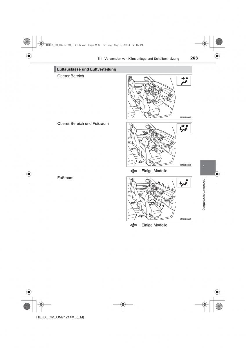 Toyota Hilux VII 7 Handbuch / page 263