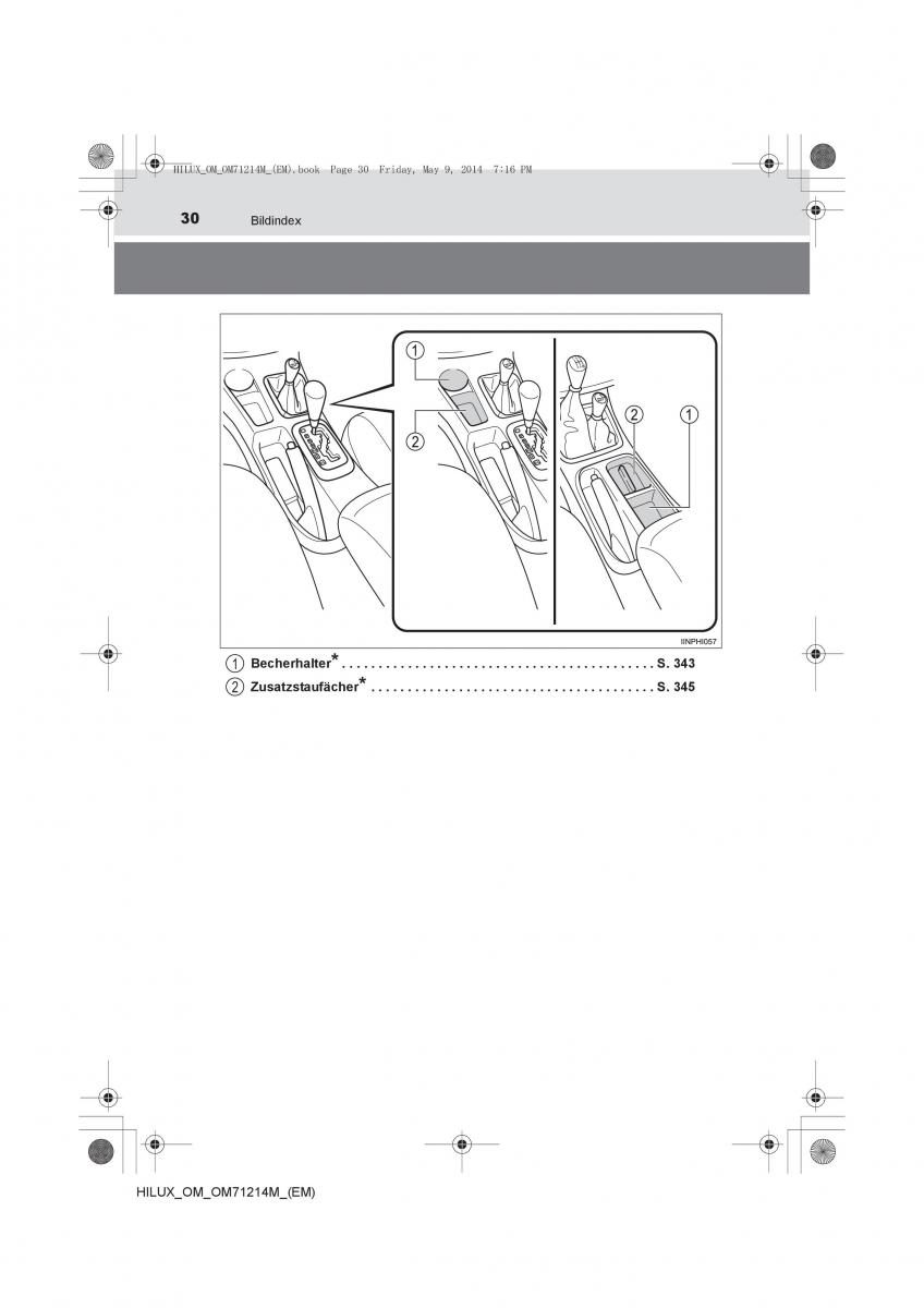 Toyota Hilux VII 7 Handbuch / page 30