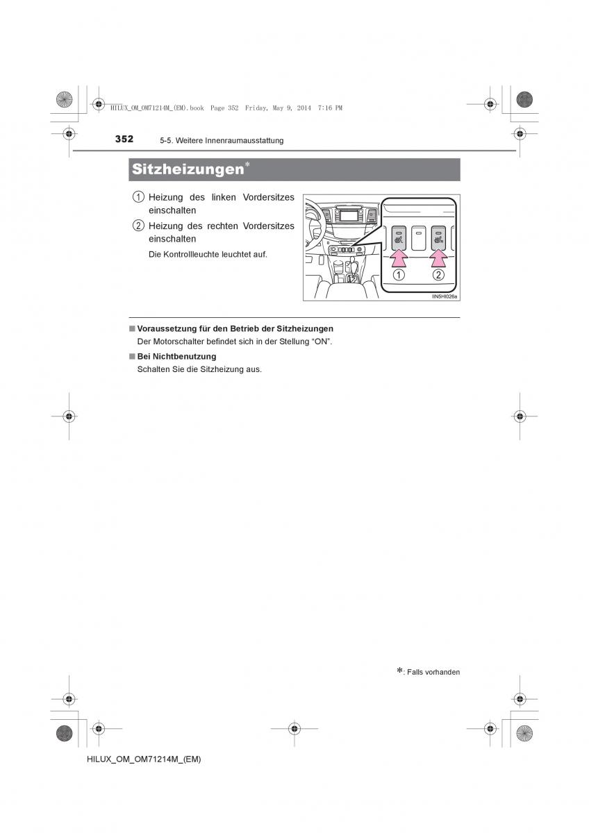 Toyota Hilux VII 7 Handbuch / page 352