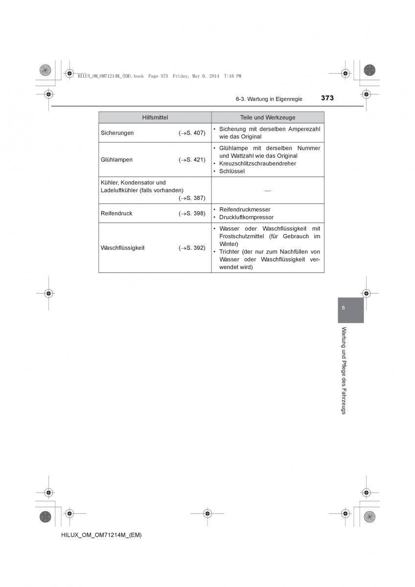 Toyota Hilux VII 7 Handbuch / page 373