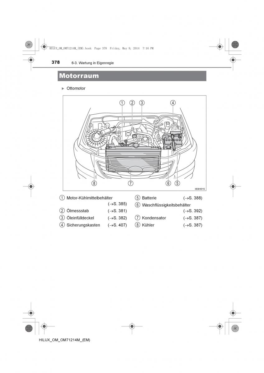 Toyota Hilux VII 7 Handbuch / page 378