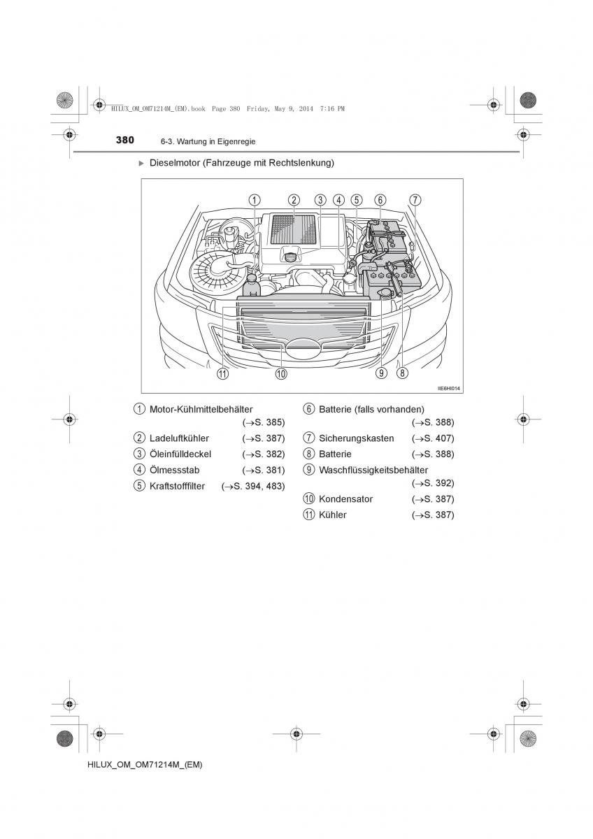 Toyota Hilux VII 7 Handbuch / page 380