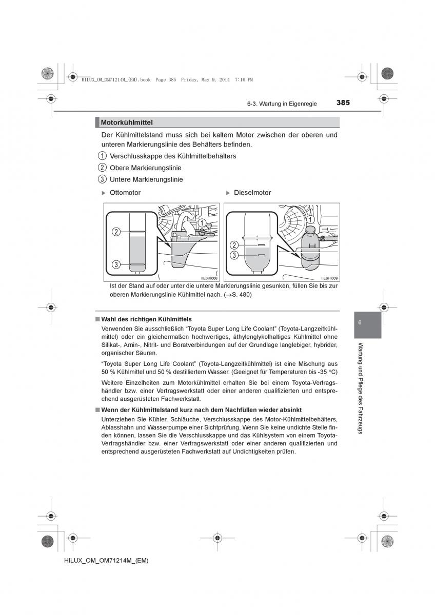 Toyota Hilux VII 7 Handbuch / page 385