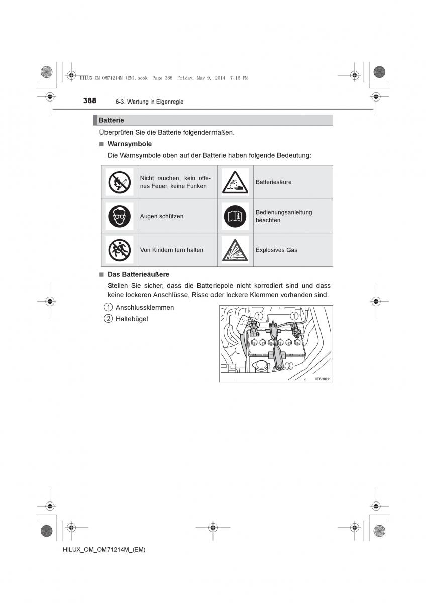 Toyota Hilux VII 7 Handbuch / page 388