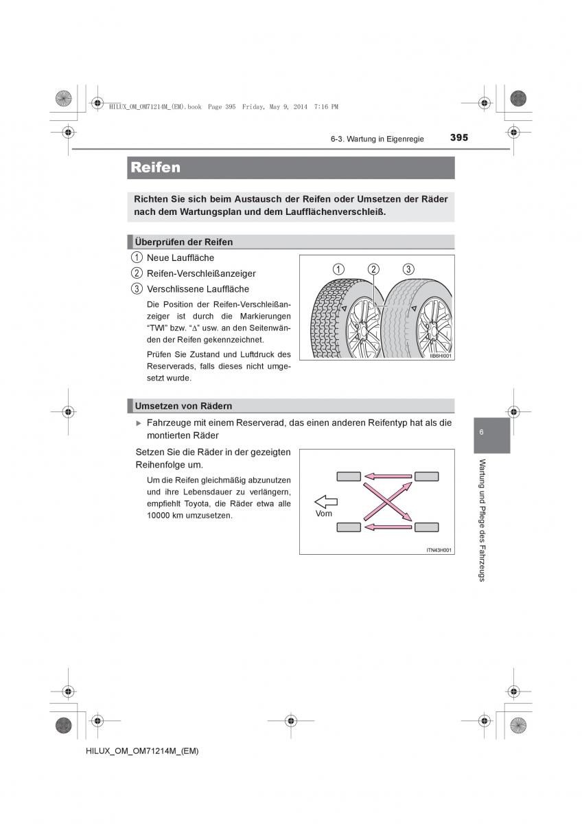 Toyota Hilux VII 7 Handbuch / page 395