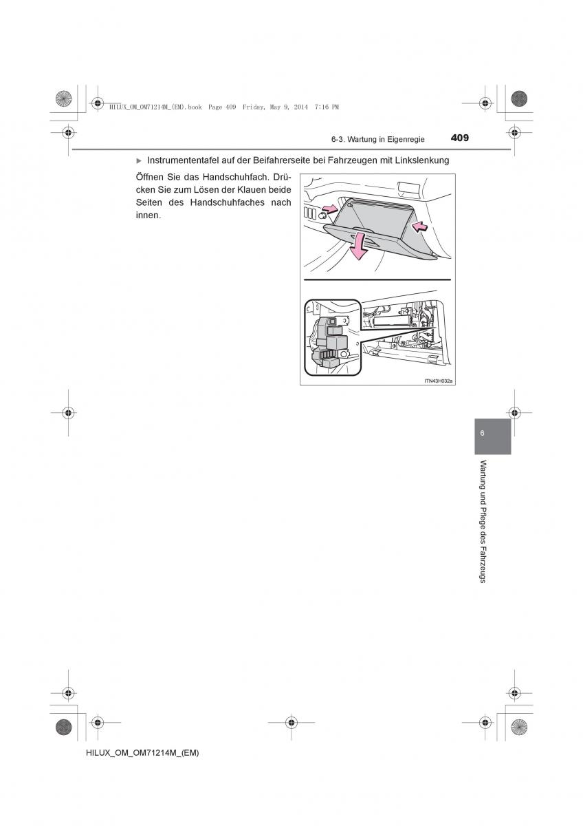 Toyota Hilux VII 7 Handbuch / page 409