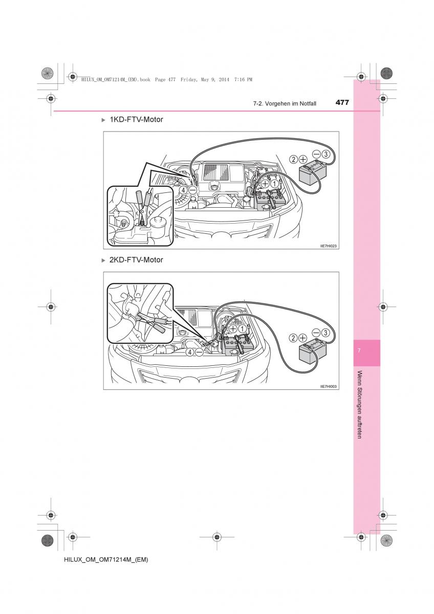 Toyota Hilux VII 7 Handbuch / page 477