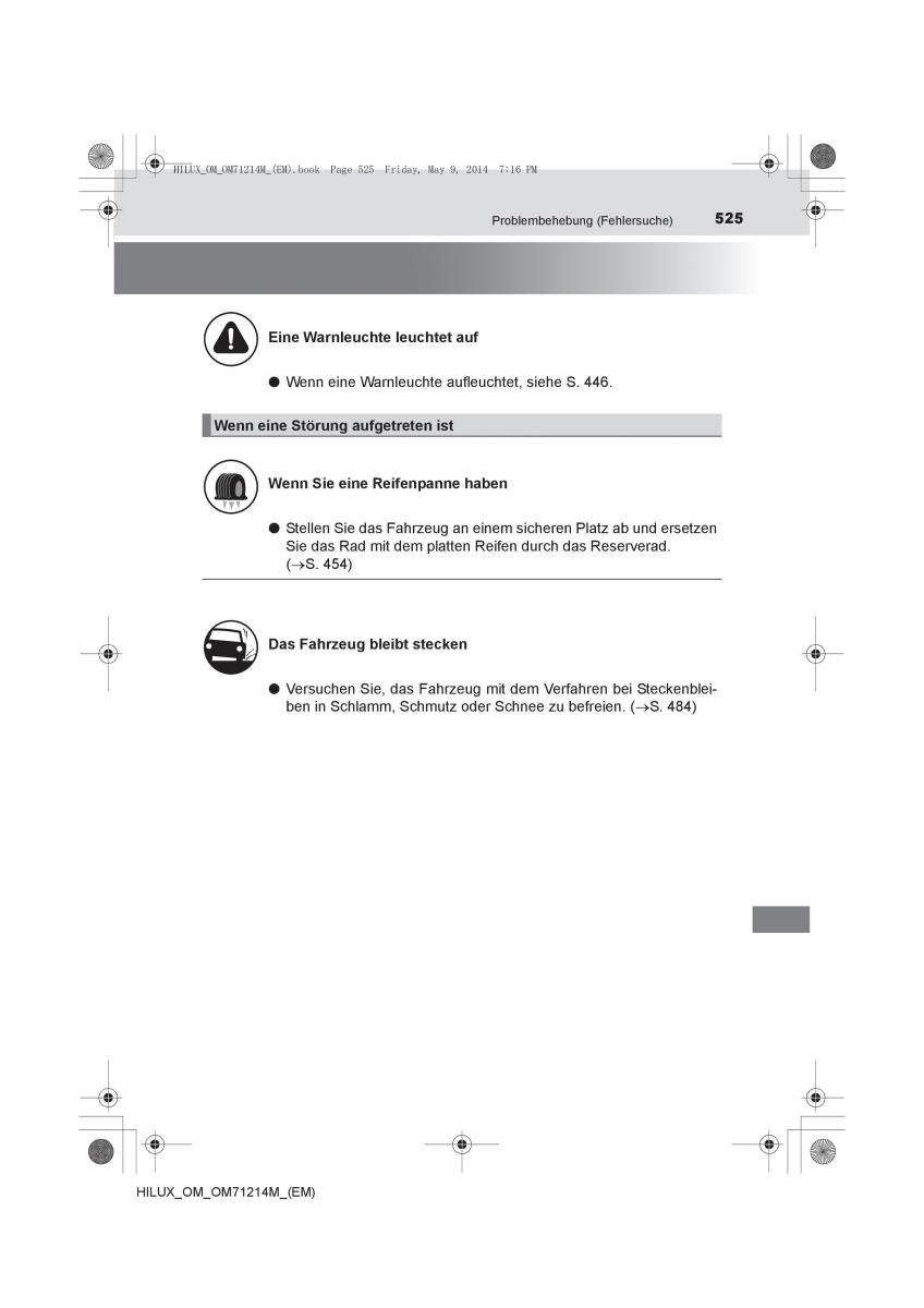 Toyota Hilux VII 7 Handbuch / page 525