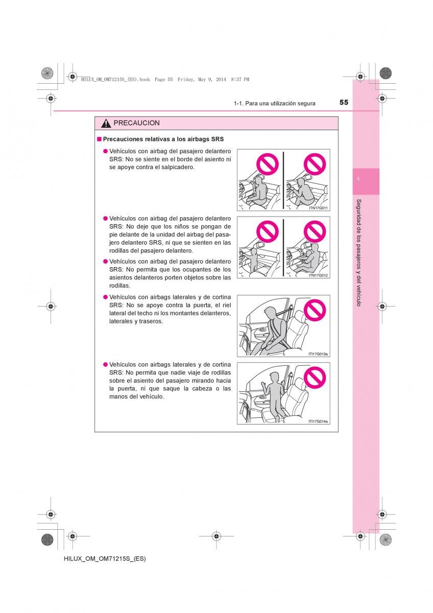 Toyota Hilux VII 7 manual del propietario / page 55