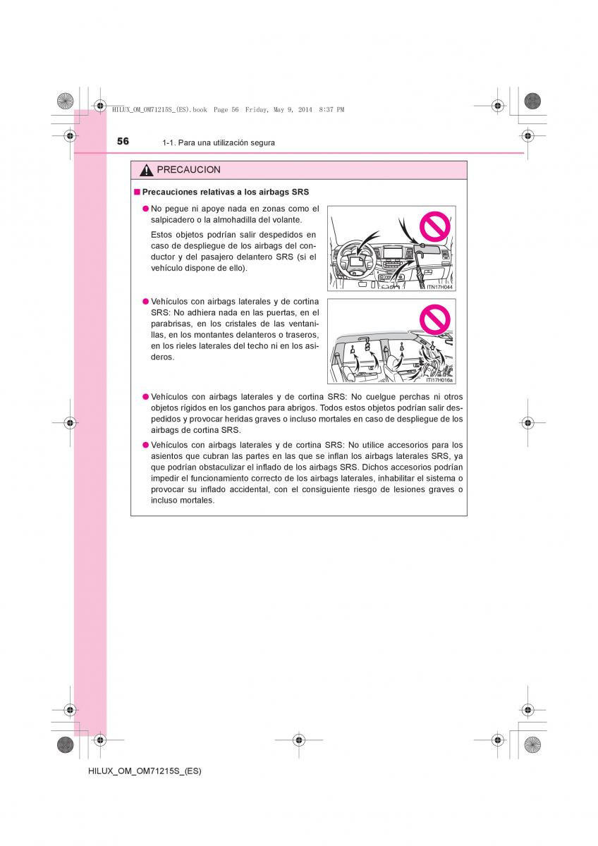 Toyota Hilux VII 7 manual del propietario / page 56