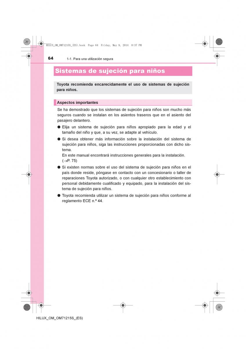 Toyota Hilux VII 7 manual del propietario / page 64