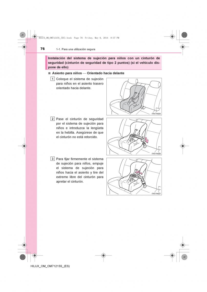 Toyota Hilux VII 7 manual del propietario / page 76